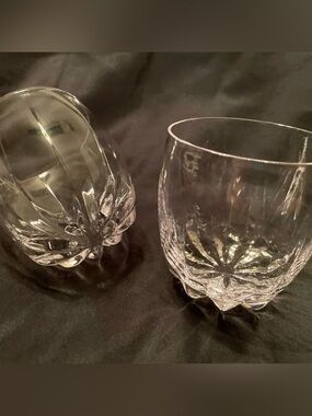 Park Lane by MIKASA Gorgeous Double Old Fashioned Glasses Set of 2 RARE